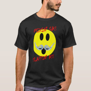 Camiseta Placa do tubo de escape de 2 tempos