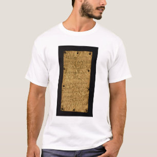 Camiseta Placa Dourado com inscrição do Phoenician, do