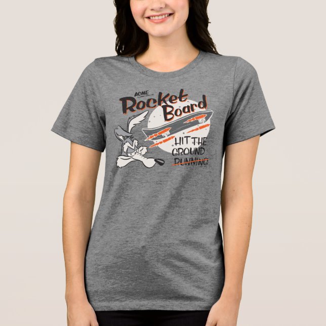 CAMISETA PLACA FOGUETE ACME DO WILE E. COYOTE™ (Frente)