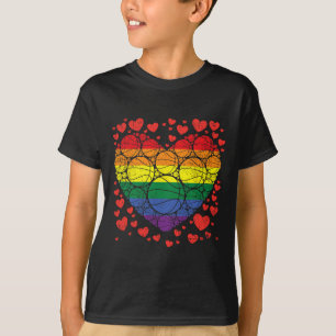 Camiseta Placa LGBT-Q do Sinalizador do Orgulho Retroativo 