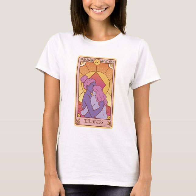 Camiseta Placa Tarot de Amantes (Frente)