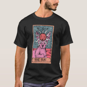 Camiseta Placa Tarot O Sol E O Gato Esfinge Ocultam Gráfico