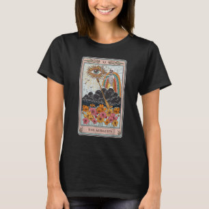 Camiseta Placa Tarot Para O Olho Místico Do Esqueleto De Au