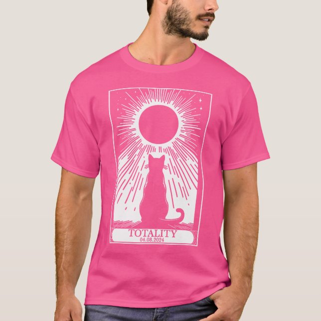 Camiseta Placa Tarot Totalidade Eclipse 2024 Black Cat A (Frente)