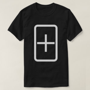 Camiseta Placa Zener Sinal de adição