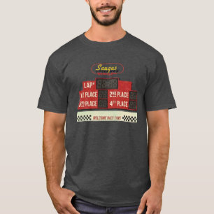 Camiseta placar abandonado do Saugus Speedway