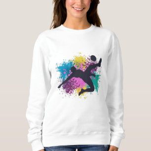 Camiseta Placas de cor Grungy do futebol