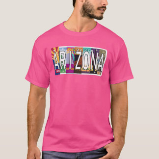 Camiseta Placas de Licença de arizona
