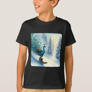 Camiseta Placas De Neve Em Placas De Neve. Snowboard Fro