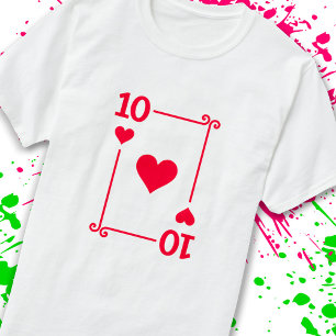 Camiseta Placas de Reprodução - 10 Cartuchos de Cartões 