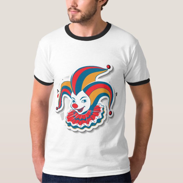 Camiseta Placas de reprodução gráfico design (Frente)