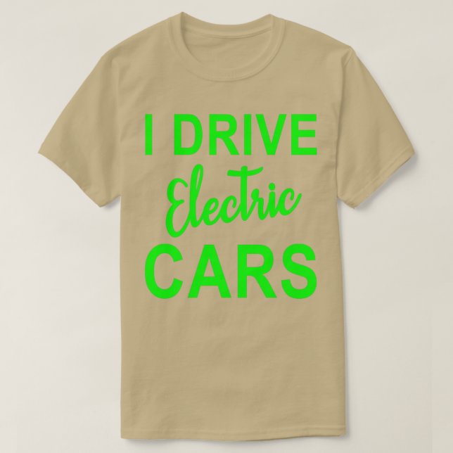 Camiseta Placas gráficas elétricas I conduzem carros elétri (Frente do Design)