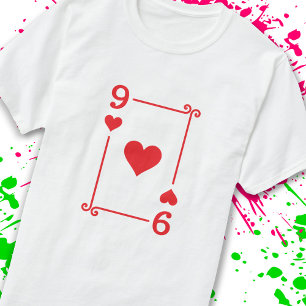 Camiseta Placas Reproduzindo - Nove Cartuchos Corações De