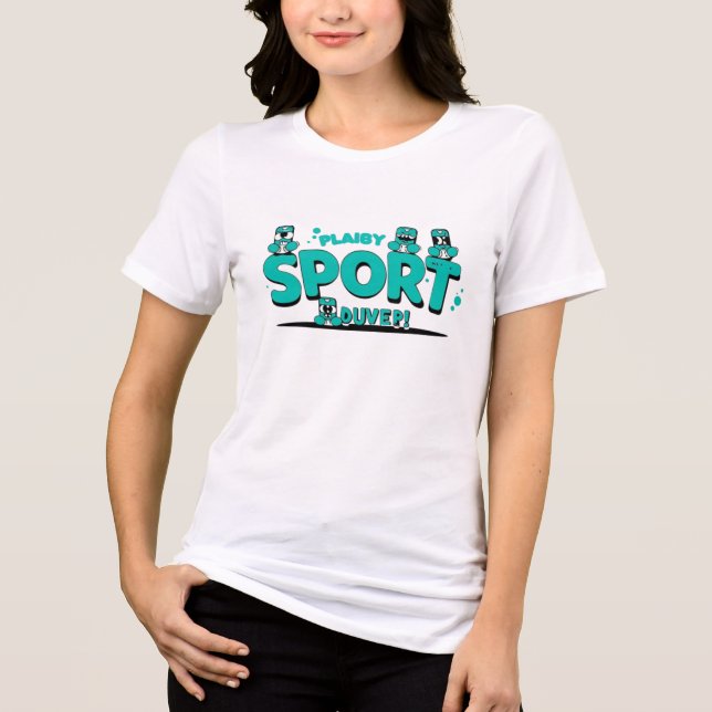 Camiseta Plaiby Sport Cartoon Tee (Frente)