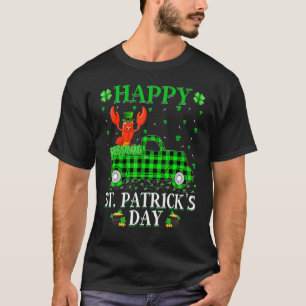Camiseta Plaid Búfalo Engraçado Caminhão Verde Lagosta Peix