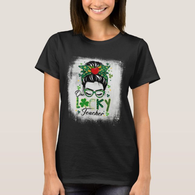 Camiseta Plaid St Patricks Day Preschool Prek Teachers Luck (Frente)