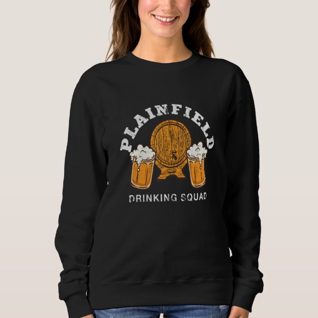 Camiseta Plainfield Bebendo Squad Illinois Homebrewing Il (Frente)