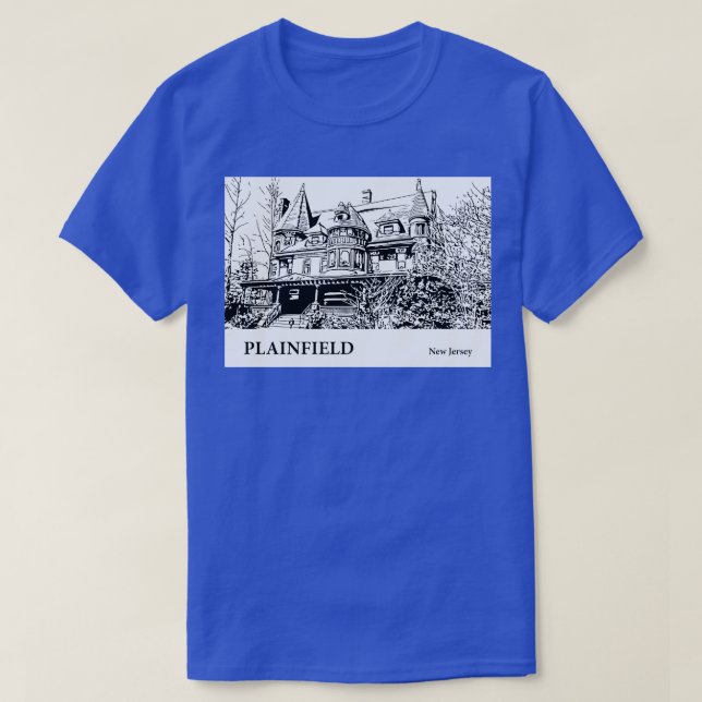 Camiseta Plainfield New Jersey 1 (Frente do Design)