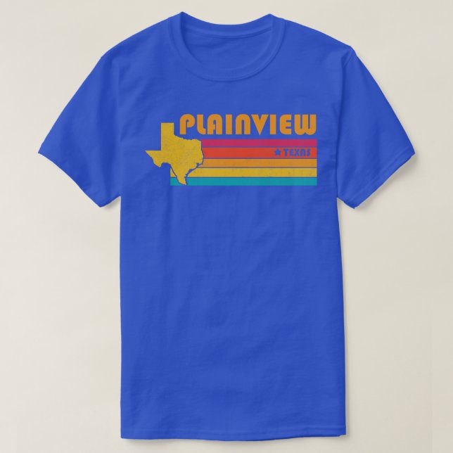 Camiseta Plainview Texas Vintage - Souvenir em apuros (Frente do Design)