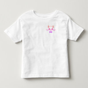 camiseta plana com soco de gato