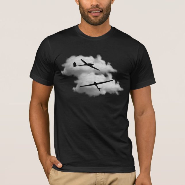 Camiseta Planador genial moscas de vela presente (Frente)