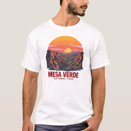 Camiseta Planat Retro Sunset Park Verde