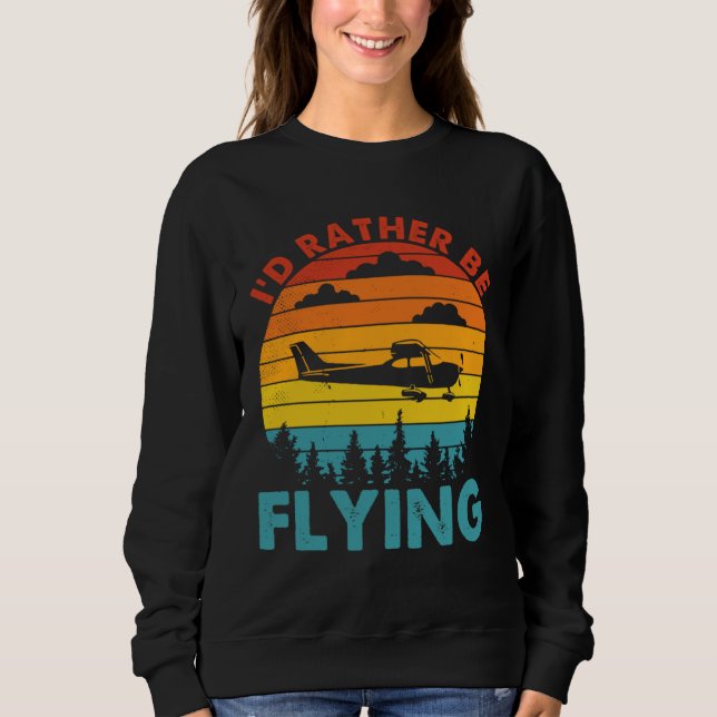 Camiseta Plane Propeller Airplane Decorations Pilot Sunglas (Frente)