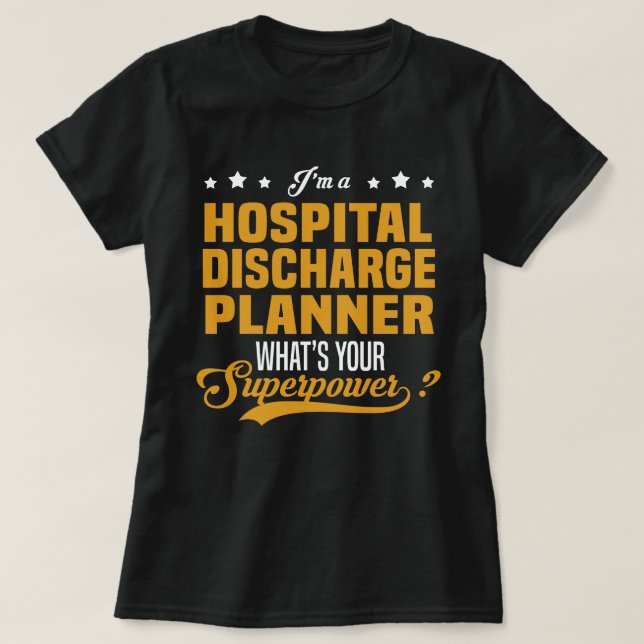 Camiseta Planejador de Alta Hospitalar (Frente do Design)