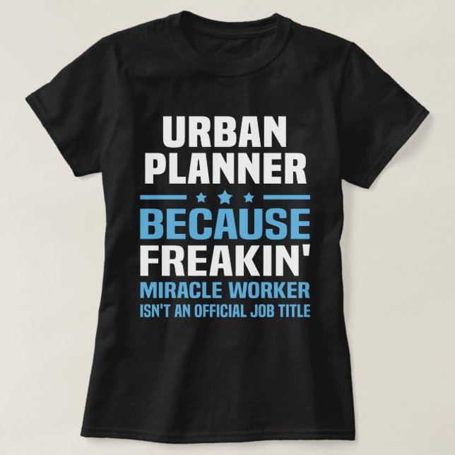 Camiseta Planejador Urbano (Frente do Design)
