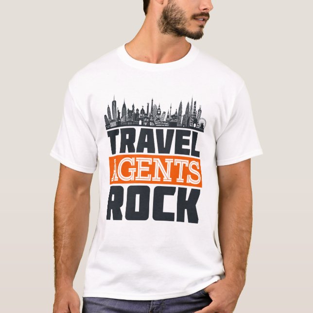 Camiseta Planejamento de Férias do Rock dos Agentes do viag (Frente)