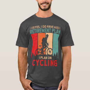 Camiseta Planejo ciclista com o Andando de bicicleta de bic