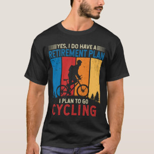 Camiseta Planejo ciclista com o Andando de bicicleta de bic