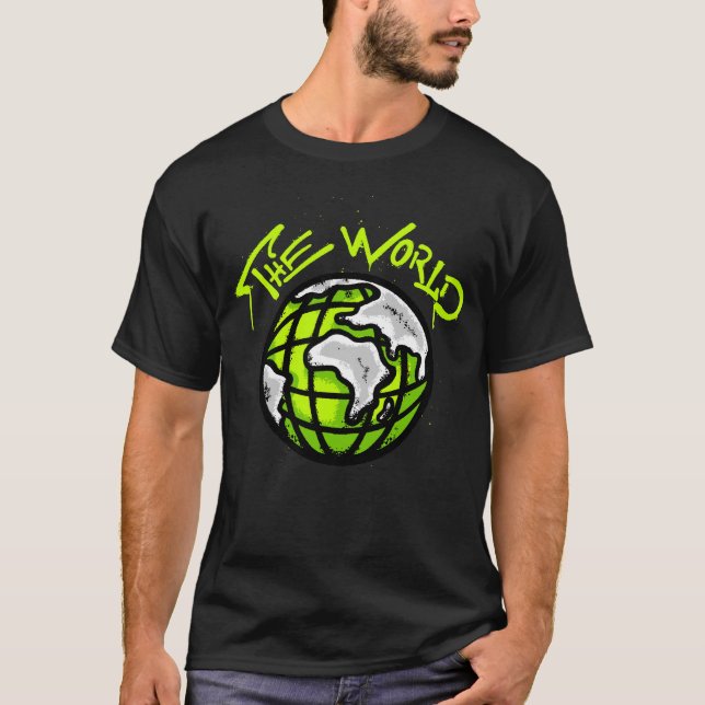 Camiseta Planet Earth streetwear (Frente)