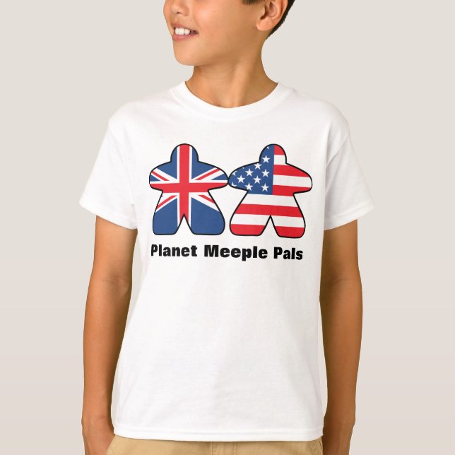 Camiseta Planet Meple Pals, UK & US Boys Shirt (Frente)