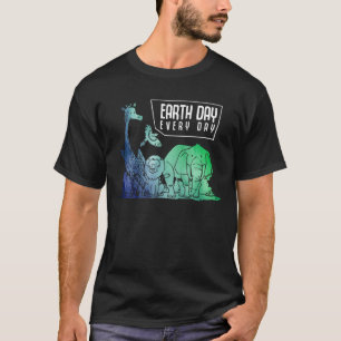 Camiseta Planeta Ambiente Planeta Terra Animais de Corte