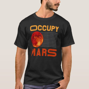 Camiseta Planeta Astronômico do Telescópio Occupy Mars