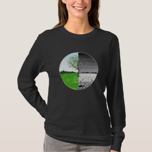 Camiseta Planeta das Alterações Climáticas Terra Futura Ide