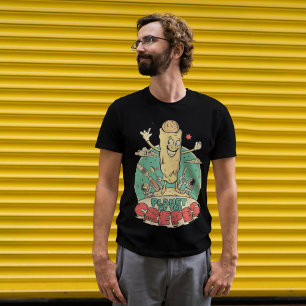Camiseta Planeta das Crepes Piada Divertida de Ficção Cient