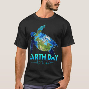 Camiseta Planeta das Tartarugas do Mar Amor Ambiente Mundia