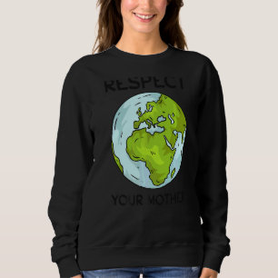 Camiseta Planeta de Aquecimento Global Respeito pela Terra