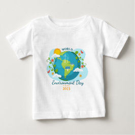 Camiseta Planeta de Texto Personalizado do Dia Mundial do A