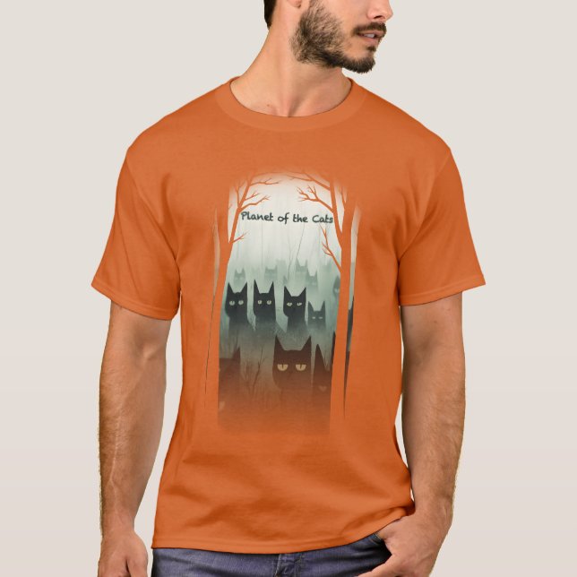 Camiseta Planeta do amigo Cats (Frente)