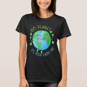 Camiseta Planeta do Dia da Terra É o Dia da Terra
