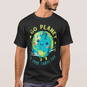 Camiseta Planeta do Dia da Terra em 50º Aniversário