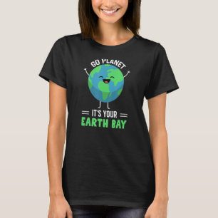 Camiseta Planeta é a sua ecologia climática da baía da Terr