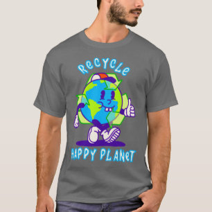Camiseta Planeta feliz reciclar