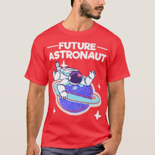 Camiseta Planeta Galáxia Astronauta Futuro da Ciência Espac