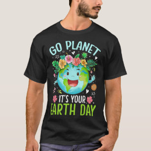 Camiseta Planeta Gelado É Seu Professor De Dia de Aniversár