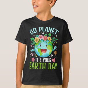 Camiseta Planeta Gelado É Seu Professor De Dia de Aniversár