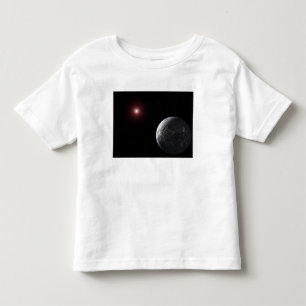 Camiseta Planeta gelado/rochoso orbitando uma estrela escur